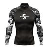 SCUBAPRO Langarm Rash Guard für Herren UPF 50 UV-Schutz Surfen Tauchen Schwimmen Wassersport