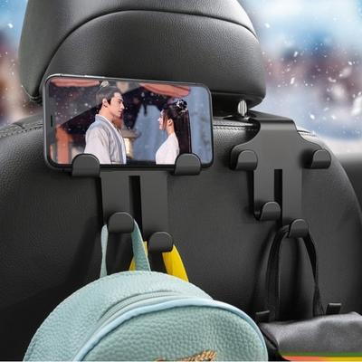 Auto tagaistme konks rippuv hoiuruum Mobiiltelefoni hoidik Lazy tagaistme telefoni peatoe kinnitus iPhone'i jaoks Samsung kõik telefonid