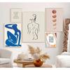 Abstract Matisse Body Line Posters Leaf Boho Black Beige Canvas Paintings Wall Art Print Picture Living Room Interior Home Decor