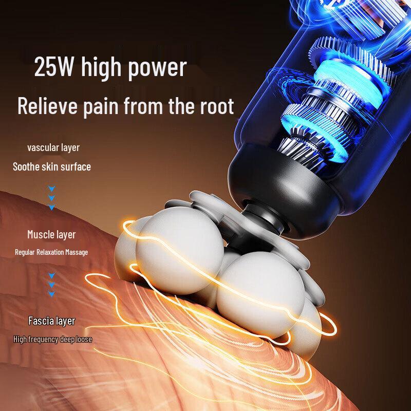 AUX P10B Portable Deep Tissue Massage Gun CN plug (adapter included)