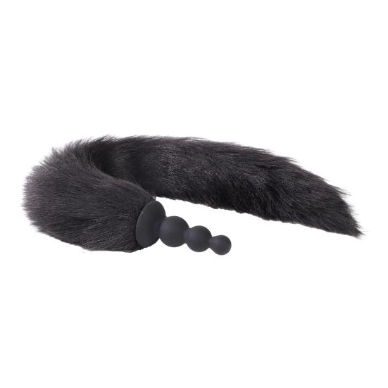Plush Tail Anal Toy Prostate Stimulation Massager Dildo Silicone Anal Beads Butt Stopper Men Women Couples Adult Sex Toy