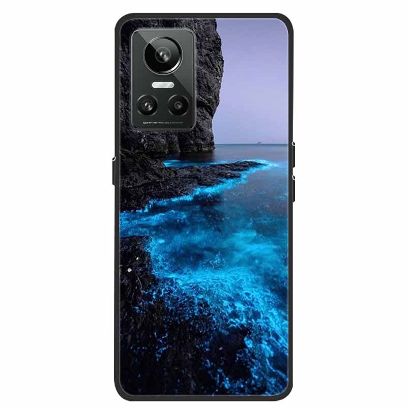 Mobilskal För Realme GT Neo3 Fodral Svart Silikon Mjuk Baksida För Realme GT Neo 3 Mobilskal Fodral RealmeGT G T Neo 3 Coque