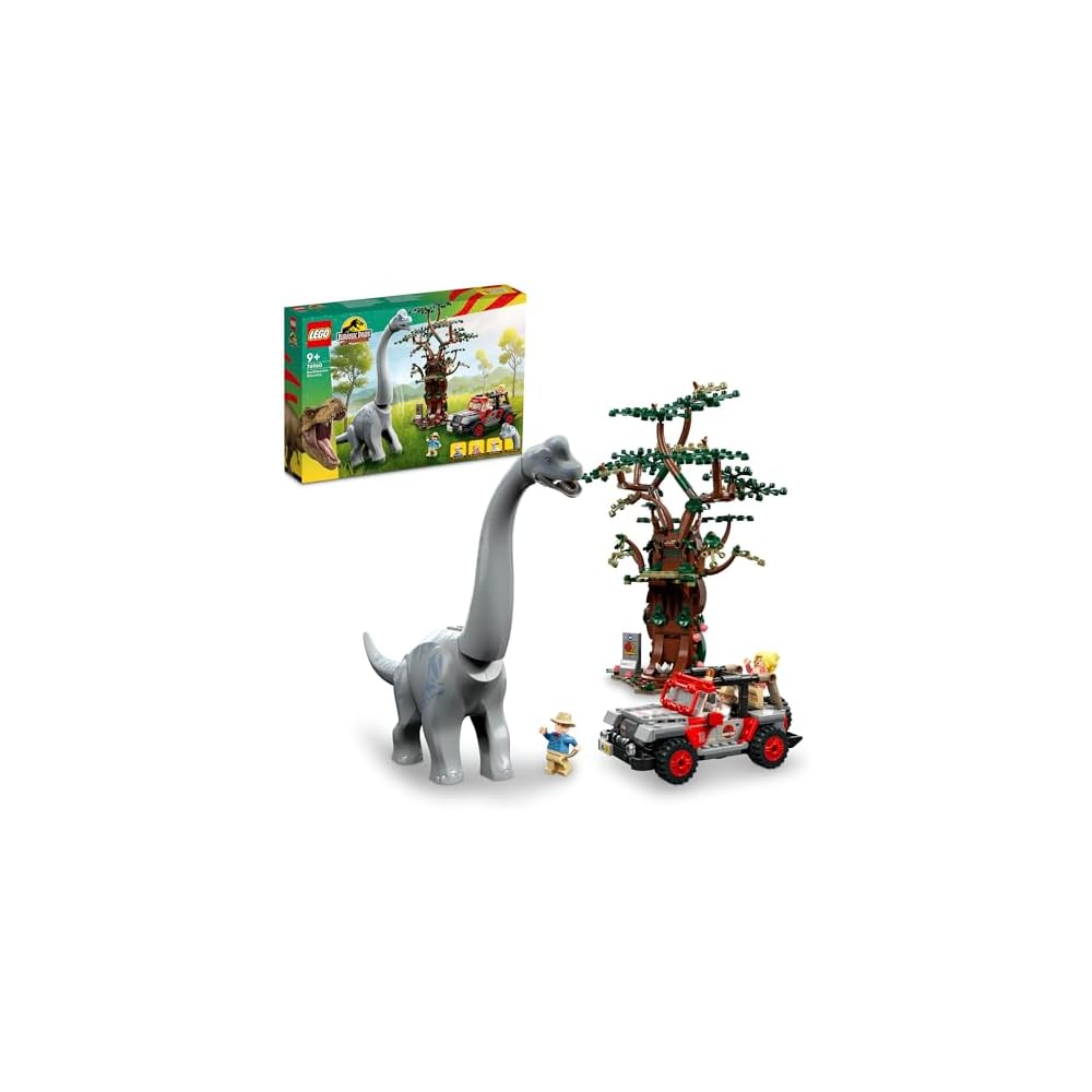 Конструктор LEGO Jurassic World Лесной Брахиозавр 76960, Игрушка-динозавр для детей 9-11 лет
