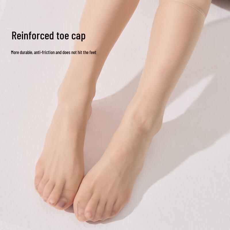 Bonas Women's Ultra-Thin Sheer Over-the-Knee & Mid-Calf Stockings