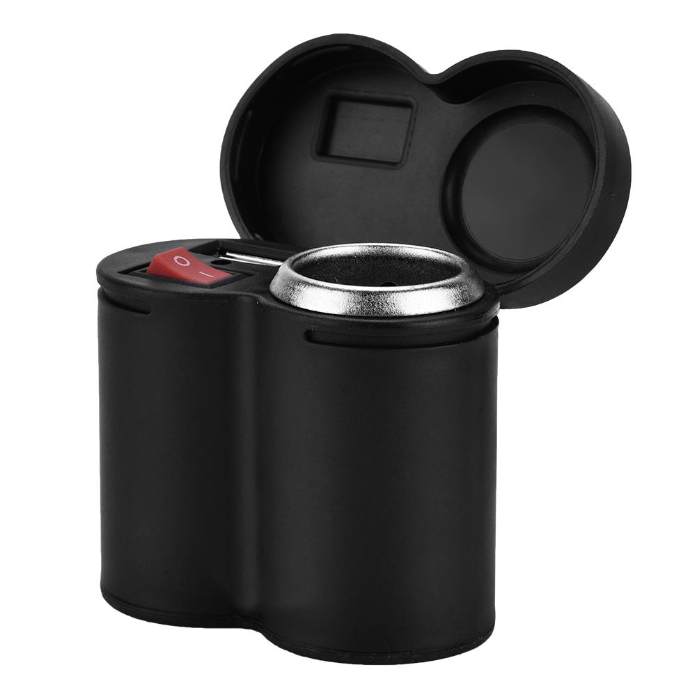 12 24V Motorcycle Waterproof Cigarette Lighter Socket USB Charger for Phone