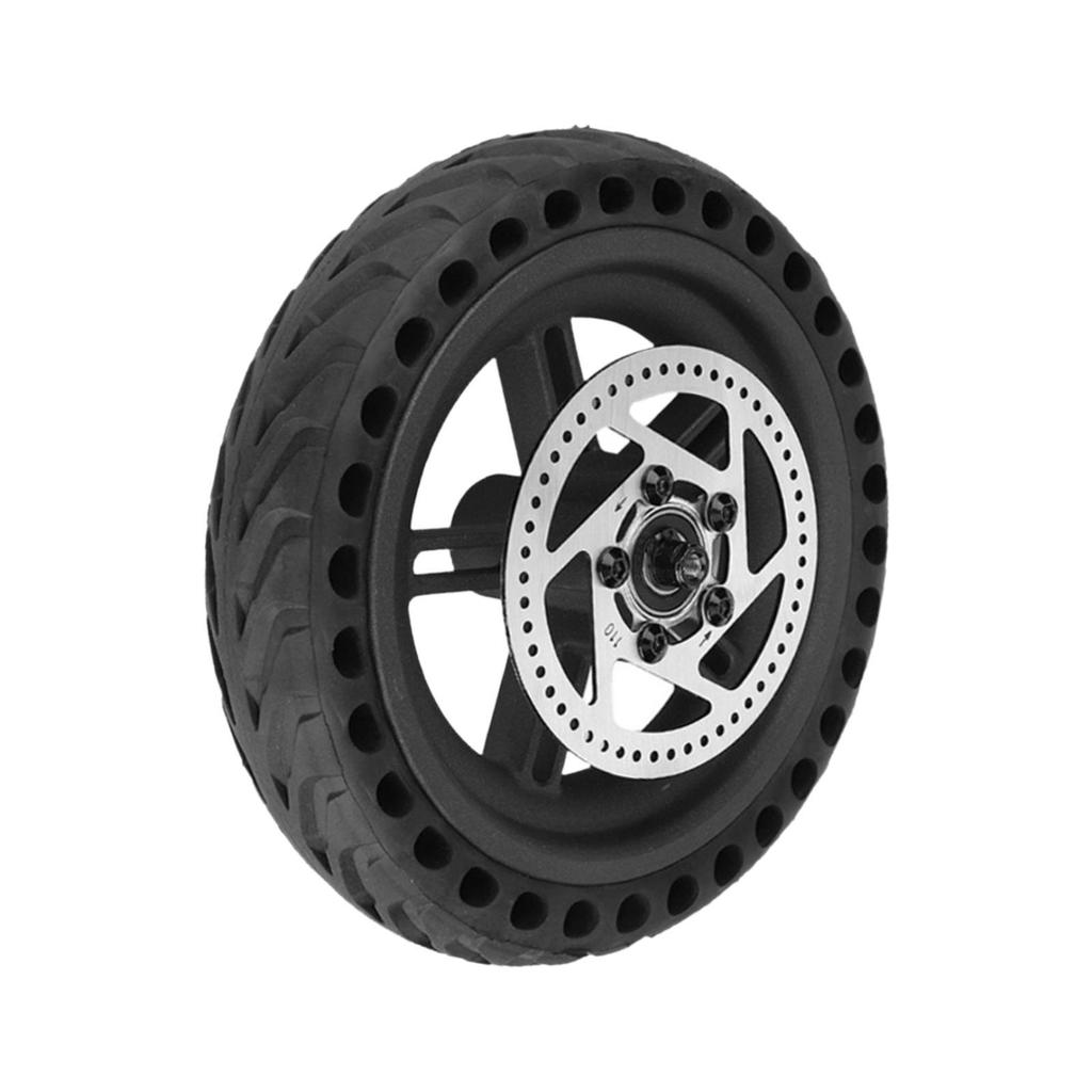 215mmx47mm Electric Bicyle Rear Wheel Rubber Tire Accessory Easily Install Sturdy Heavy Duty Strong Grip Replacement for Bike