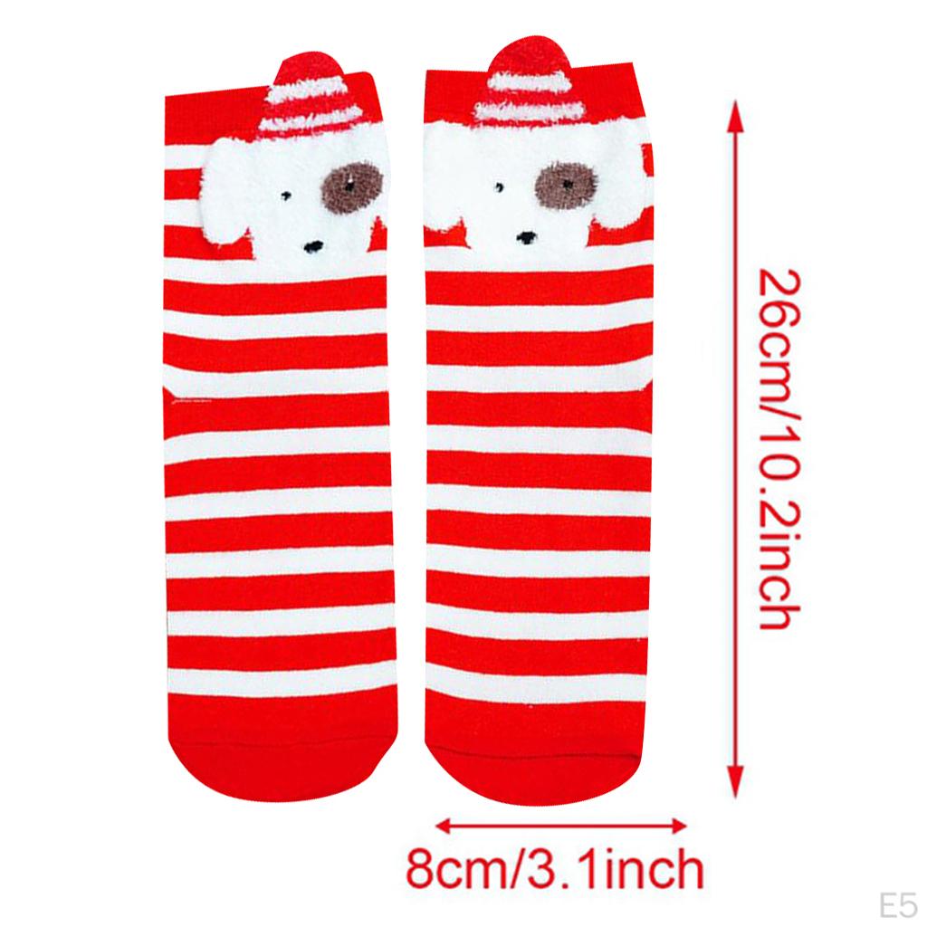 1 Or 4 Pack Girls Ankle Sock Adult Novelty Funny Christmas Socks