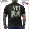 Veteranen-Körper wie ein Papa-Körper, aber mit mehr Gelenkschmerzen Militärveteranen-T-Shirt AUF DEM RÜCKEN