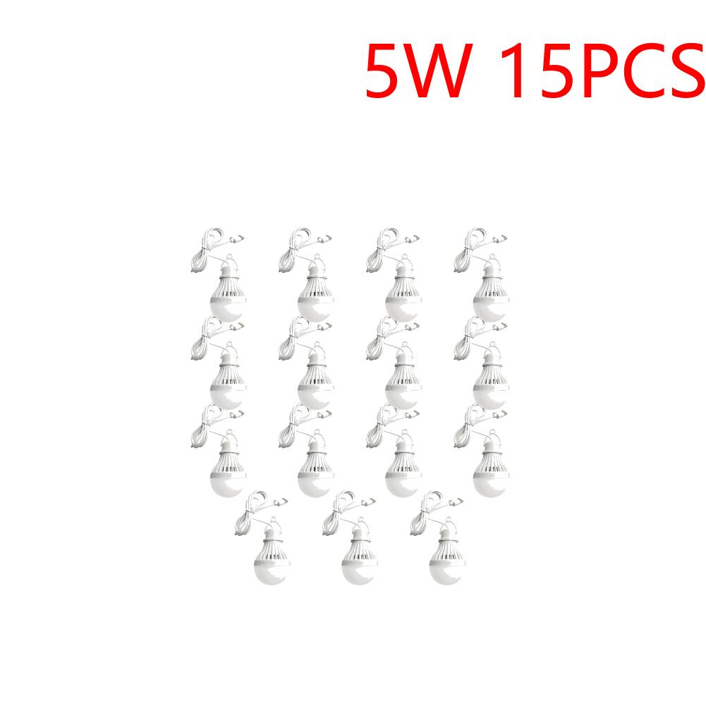 5-20PCS USB Light Bulb LED Camping Light Bulb Hanging Camping Lantern Emergency Light for Camping Emergency Truck Fishing Boat