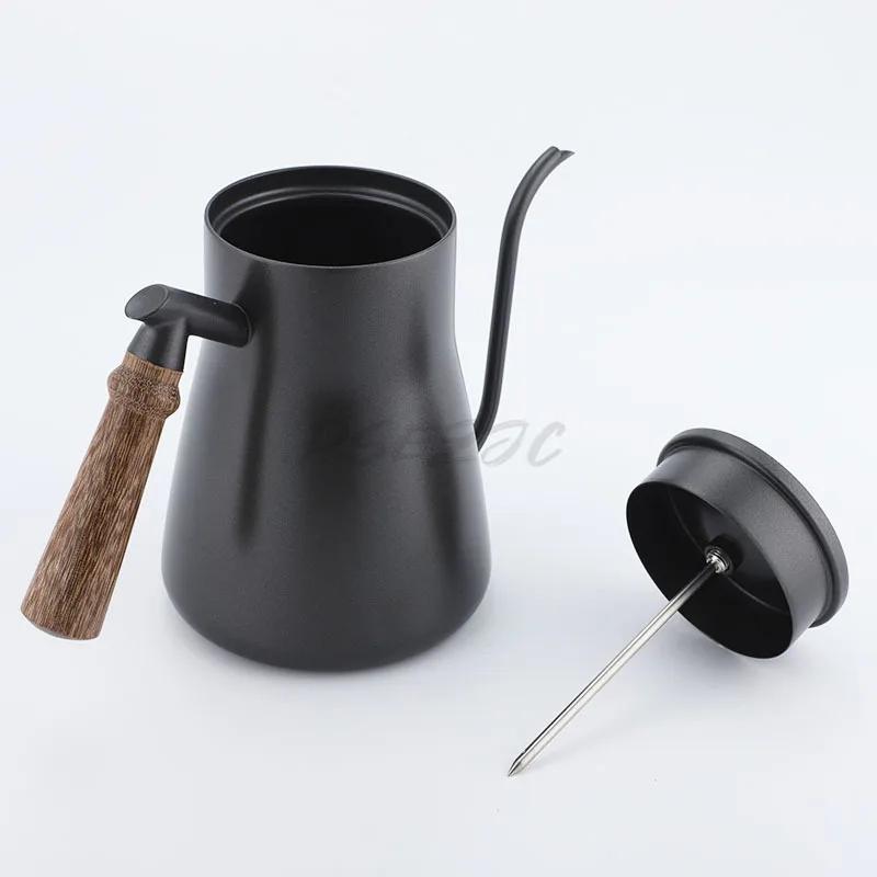 Kaffee-Tropfkessel 650/850ML Schwanenhalskessel Handbrühkessel für Kaffee Tee Mokka Espresso Manueller Milchkännchen