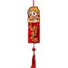 Flocking New Year Lucky Pendant Traditional Spring Festival Hanging Couplet  Home Living Room Decor