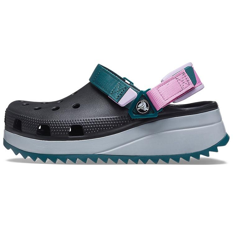 Crocs Classic Hiker Clog Black Grey Teal Men s 206772-988 EU 36-37