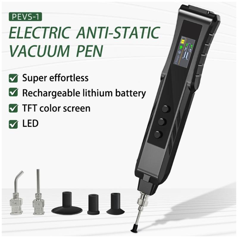 Electric Vacuum Suction Pen Strong Adsorption Force LCD Screen Vacuum Pickup Tool for Electronics Repair Pick Up Tool