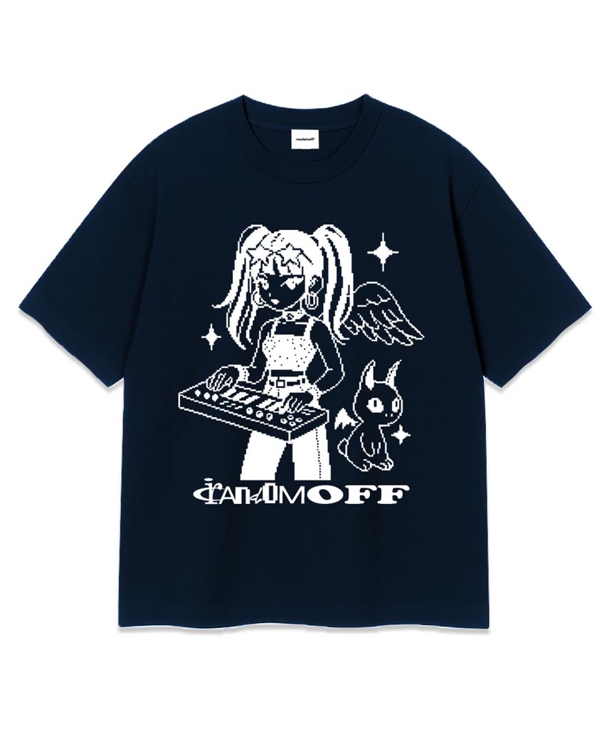 RANDOMOFF Pixel Synth Kid Over Fit T-Shirt (3Color)