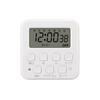 BN-LINK Smart Digital Outlet Timer with Switch, Programmable, Large Screen, White, Repeat Function, 20 Programs, Saves Time and Energy, AC100V 15A