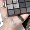 Kappale Black Swan 25-Color Smoky Eyeshadow Palette - Dark Series Shimmer Glitter Chocolate Collection