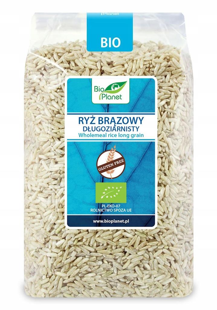 GLUTEN-FREE LONG-GRAIN BROWN RICE ORGANIC 1 kg - BIO PLANET