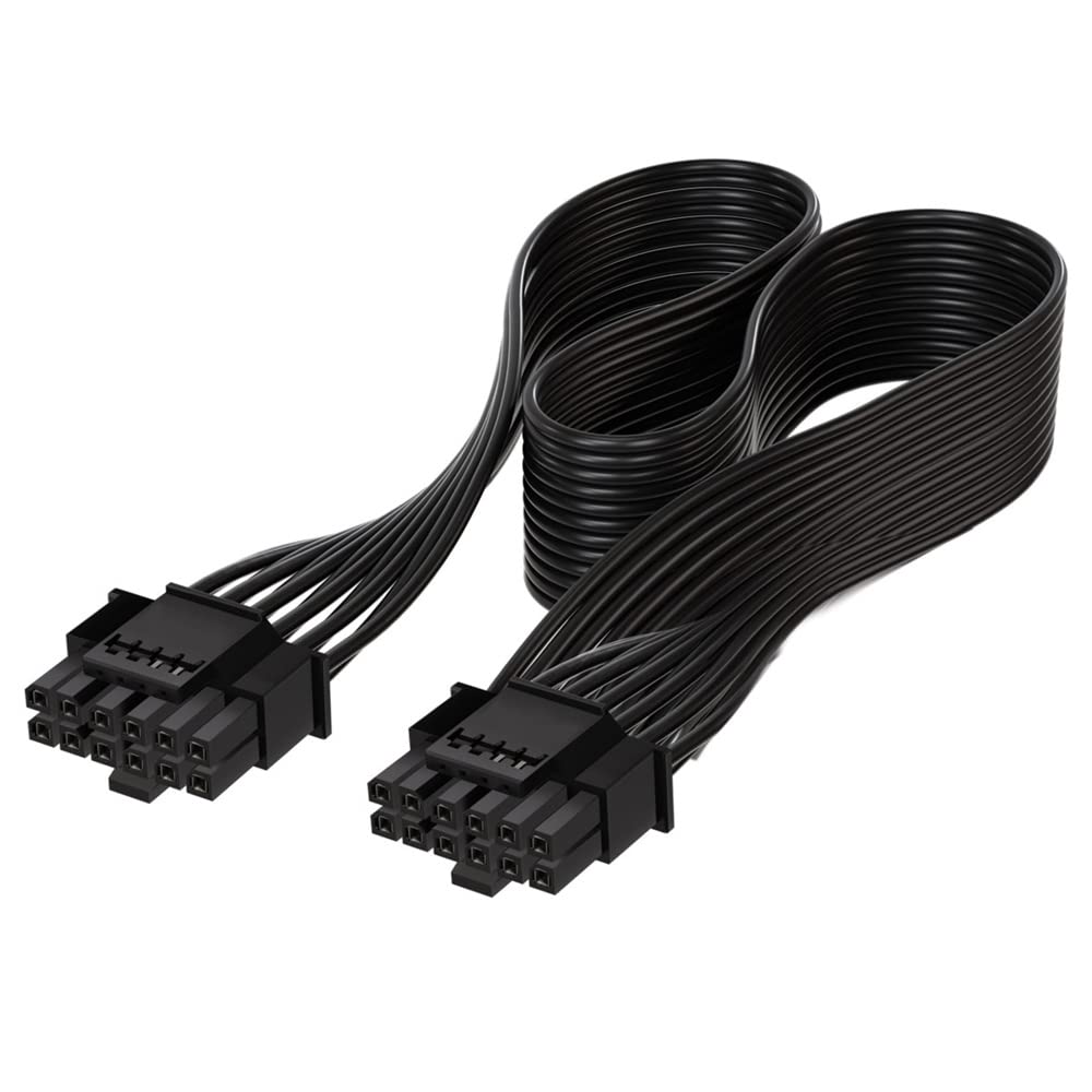Cablecc 12VHPWR Power Modular Cable 16 Pin To 16 Pin for 3080 3090TI PSU Pin Graphics Card ATX3.0 PCI-E 5.0 12+4