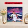 Mbappe Customize Text Diamond Painting Round Diamond Mosaic Suitable For Beginners Diamond Painting Rhinestones Gift Frameless