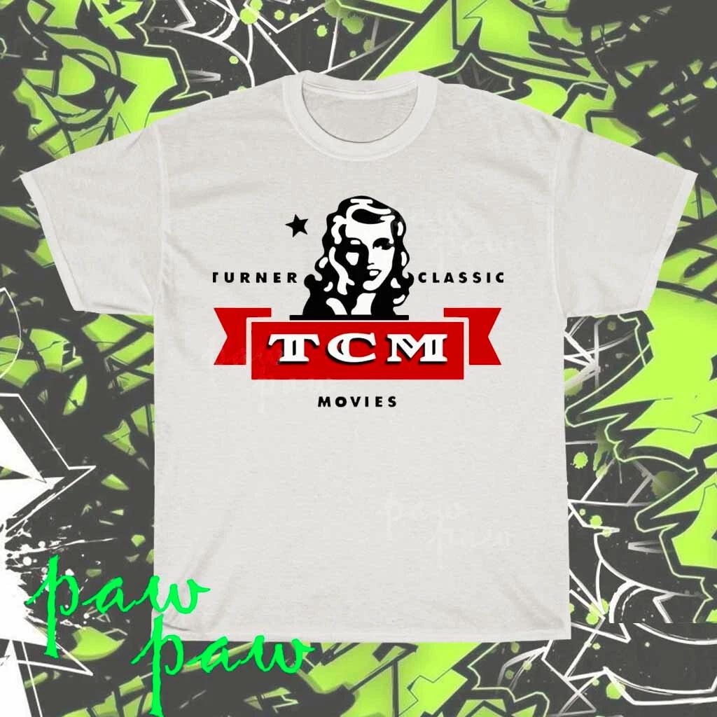 Brand New TCM Classic Movies Turner Logo American T-Shirt Funny Size S to 5XL L