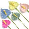 3Pcs Pipe Cleaner Flower Finished Artificial Chenille Stems Home Decor Flamingo Palm Handmade