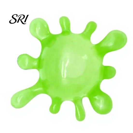 Hand Exercise Ball Splash Shaped Squeeze Slow-Rising Soft Fidget Toy for Stress Relief Non-Sticky Portable Fun Decompression Gadget Kids Adults