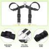 92MF Reflective Strips Double Head Dog Leash Two Dog Stable Walking Rope For Walking