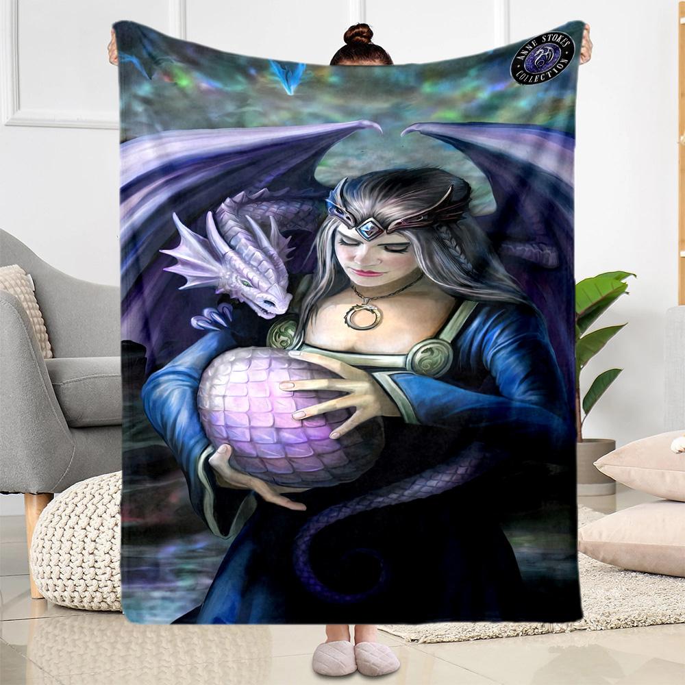 Gothic Style Blanket Durable Comfort Great for Couch Office Picnics All-Season Use Warmthful Decor Ideal Gift for Friends Family Couples Picnic