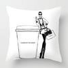 Nordic Fashion Ladies Pillowcase Decoration Home Decoration Living Room Sofa Cushion Cover  Bed Decoration Pillowcase