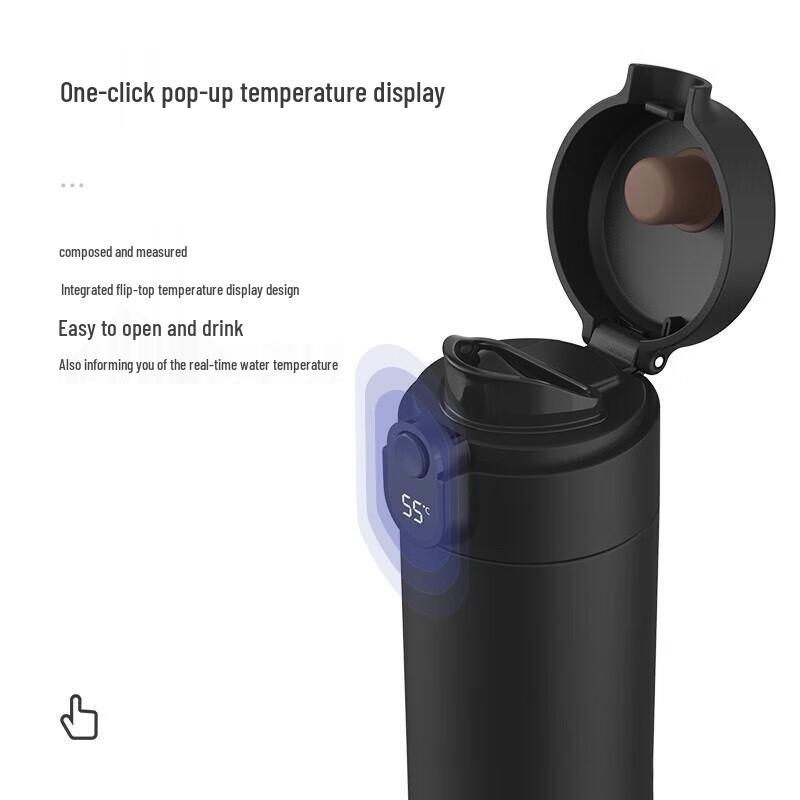 TOMIC Smart Temperature Display Insulated Water Bottle
