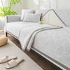 Cold Sofa Cushion, Summer Mat Cushion  New Light Luxury High-End One-Piece Straight Drape
