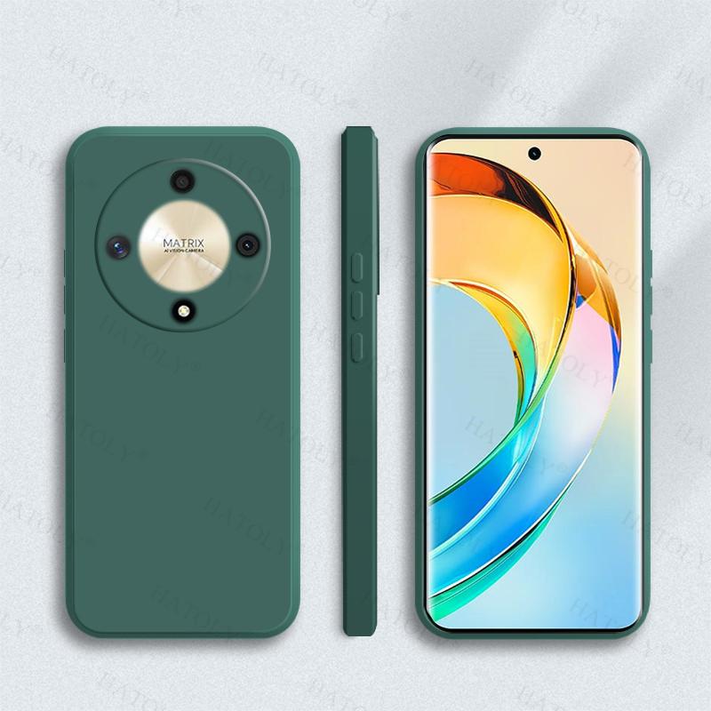 

Чехол-накладка для Honor X9b 5G Для Honor X9b X9 b 5G Мягкий жидкий силикон Конфетный цвет Полная задняя крышка Для чехла Honor X9b For Honor X9b