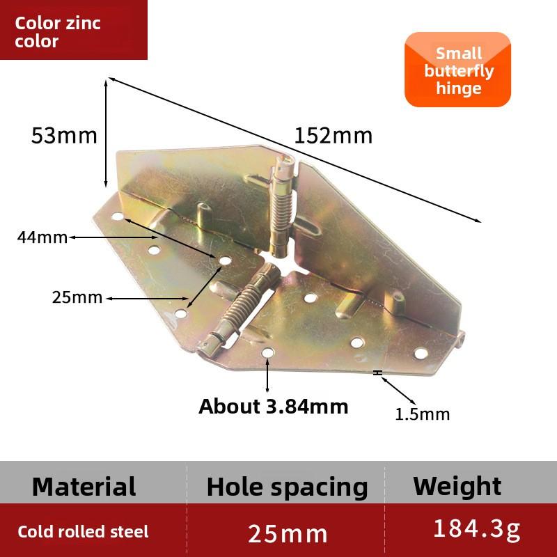 

Folding Hinge 180 ° Cross Hinge Spring Stainless Steel Folding Table Copy Butterfly Hinge Furniture Hardware Accessories