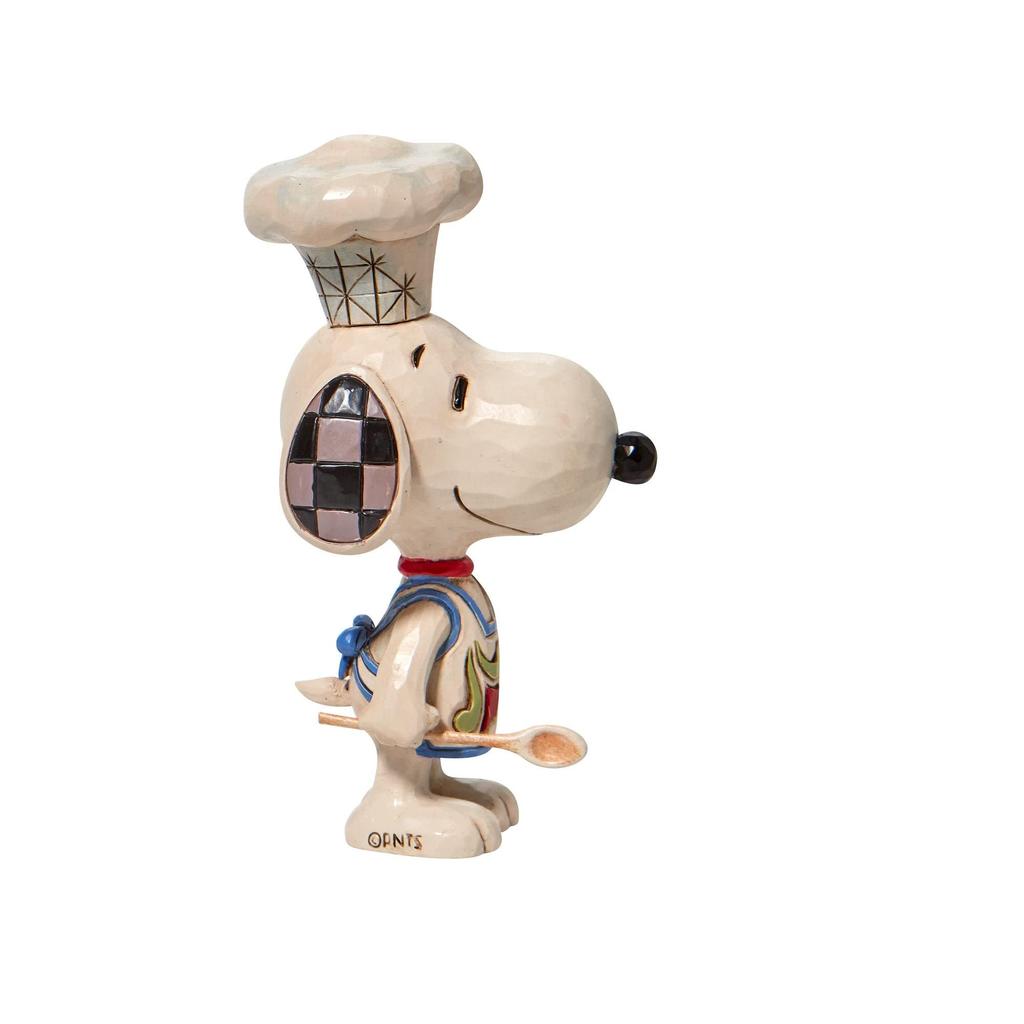 JIM SHORE Snoopy Chef Mini 6010120 Body: W4.2 x H10 x D6.5cm