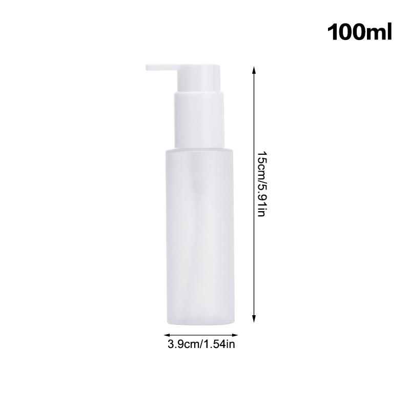 

100Ml 200Ml Grinding Flat-Shoulder Lotion Bottle Empty Lotion Press Pump Bottles Travel Dispenser Bottle Cosmetic Container 100ml