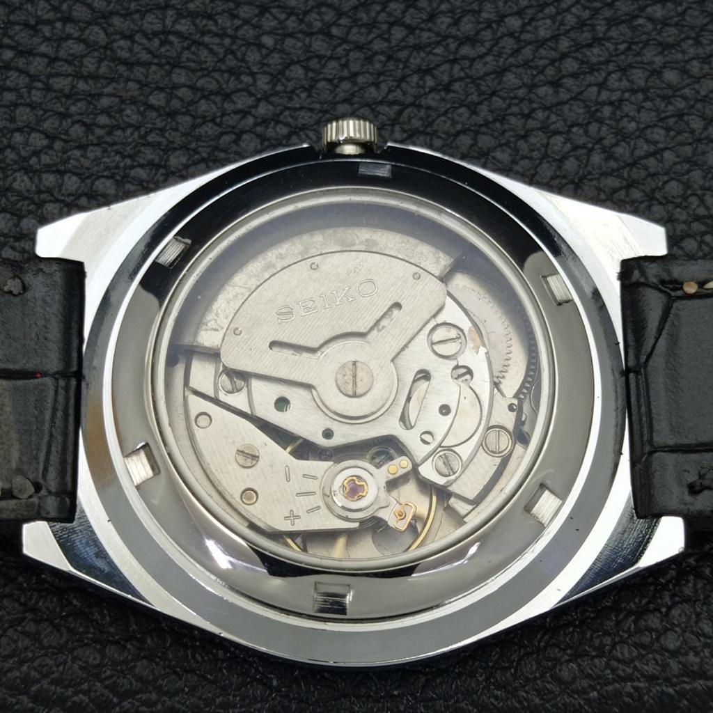 AUTOMATIC SEIKO 5 JAPAN MENS 6309A REFURBISHED BLACK COLOR DIAL WATCH a440210-4 Sk-a440210-1