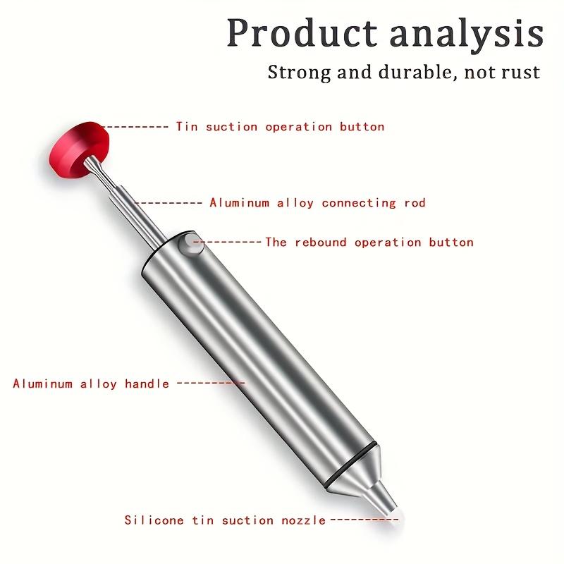 1PC Professional solder removal tool, manual desoldering kit, suitable for electronics repair, PCB, soldering parts, and technicians.