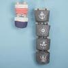 Practical Navy Wheel Pattern Home Decor Hanging Hanger Storage Bag