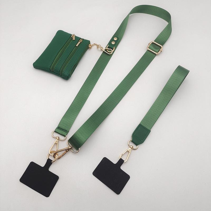 New Creative Mobile Phone Lanyard Strap Nylon for Hanging Small Bags Color Crossbody Hand Strap Universal Bag Diagonal Strap