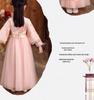 Children's Hanfu Tang Suit Dress - Fairy Style for 12-Year-Old Girls, Ruqun for Spring, Autumn, and Winter