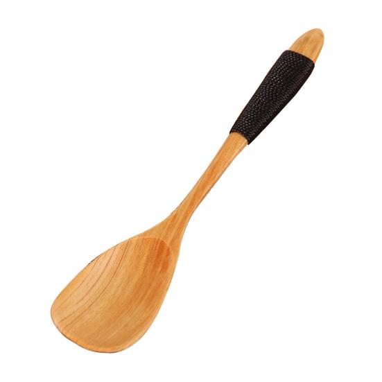 8cm Wooden Wood Spoon Soup Teaspoon Catering Kitchen Cooking Utensil Tool Gift