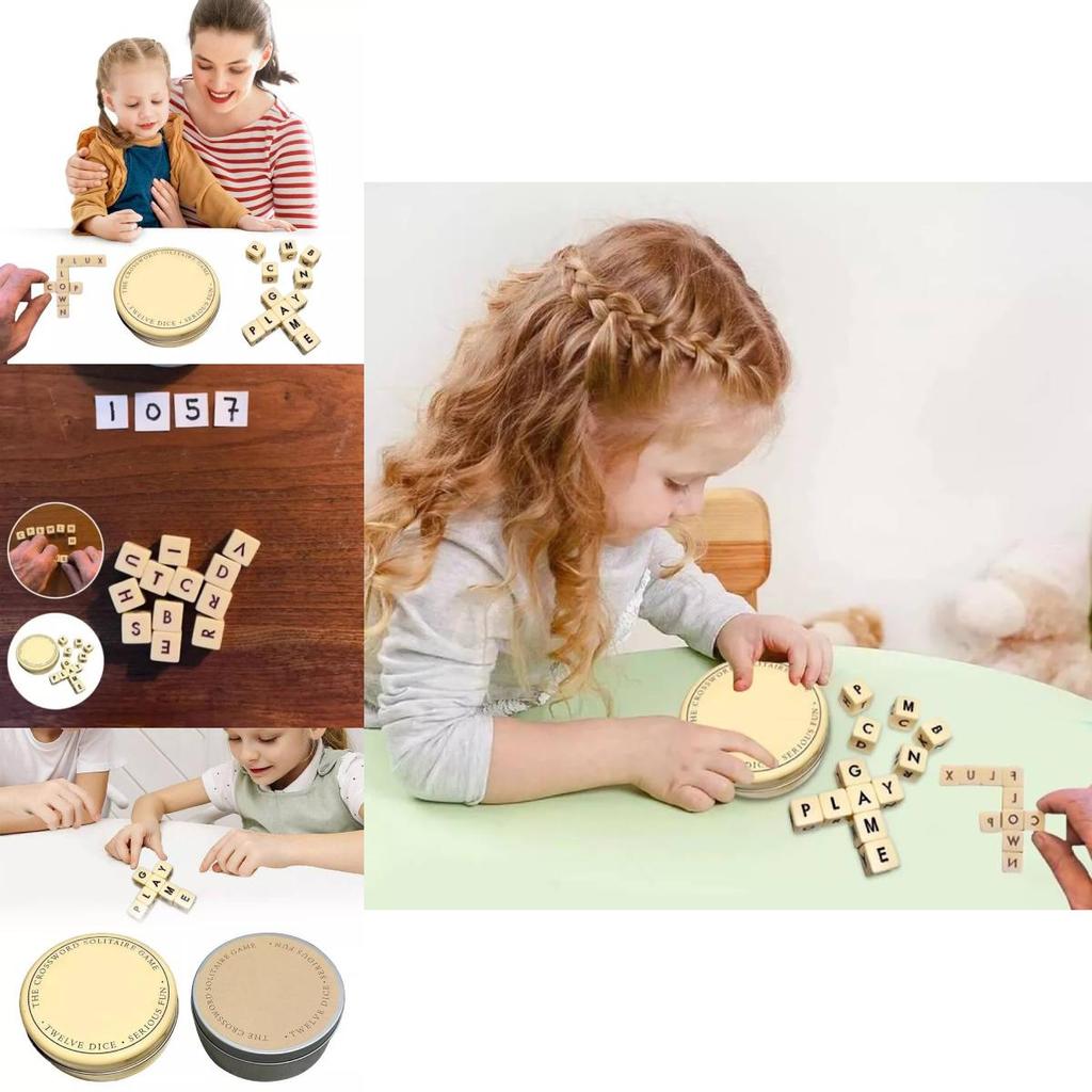 High-quality Crossword Solitaire Puzzle Game For Brain Teasers And Educational Play