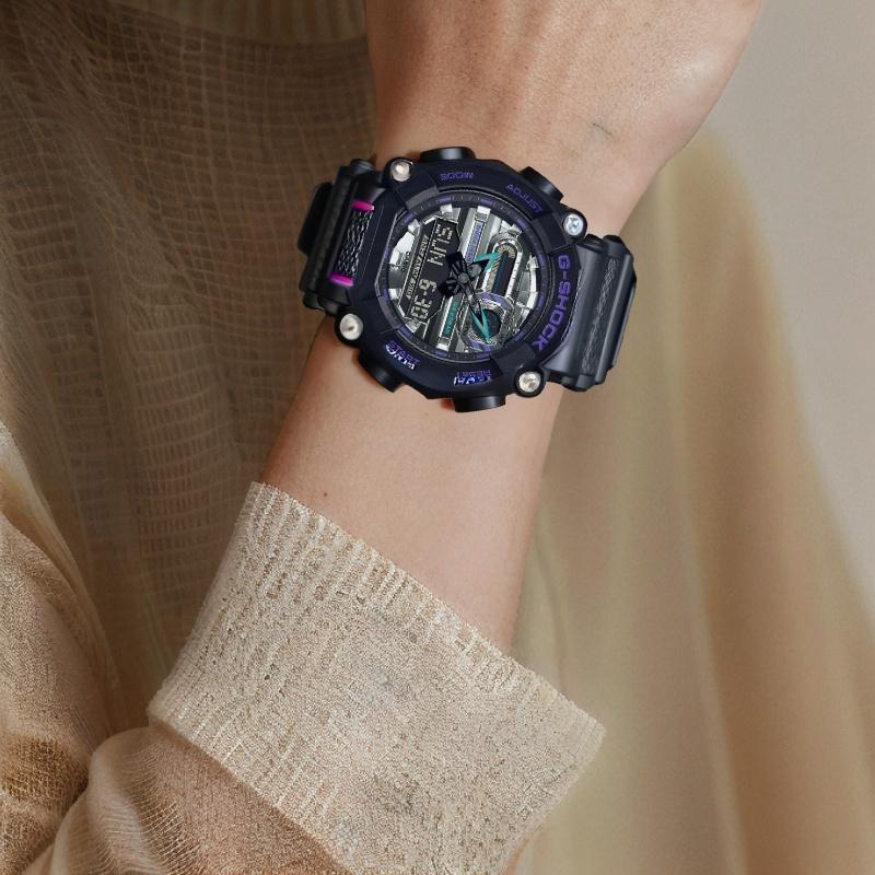 Casio Elegant Quartz Watch With 200m Water Resistance Men Watches Black GA-900AS-1A