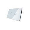 Open Electric US Standard 2 Gang 1 Way Smart Home Tuya App/E-welink App Remote Control Wifi Smart Wall Light Touch Switch