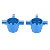 2pcs RC Front Steering Cup Professional Universal Aluminum Alloy Steering Cup for 1 10 RC Cars Dark Blue