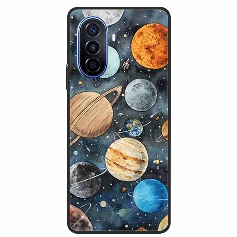 For Huawei Nova Y70 Plus Case Wolf Black Silicone Soft Phone Case For Huawei Nova Y70 Back Cover Case NovaY70 Y 70 Funda Coque