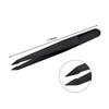 8 Styles Black Carbon Fiber Plastic Tweezers Kit for Nail Art DIY Picking Needle Nose Pointed Curved Flat Tip Tweezers
