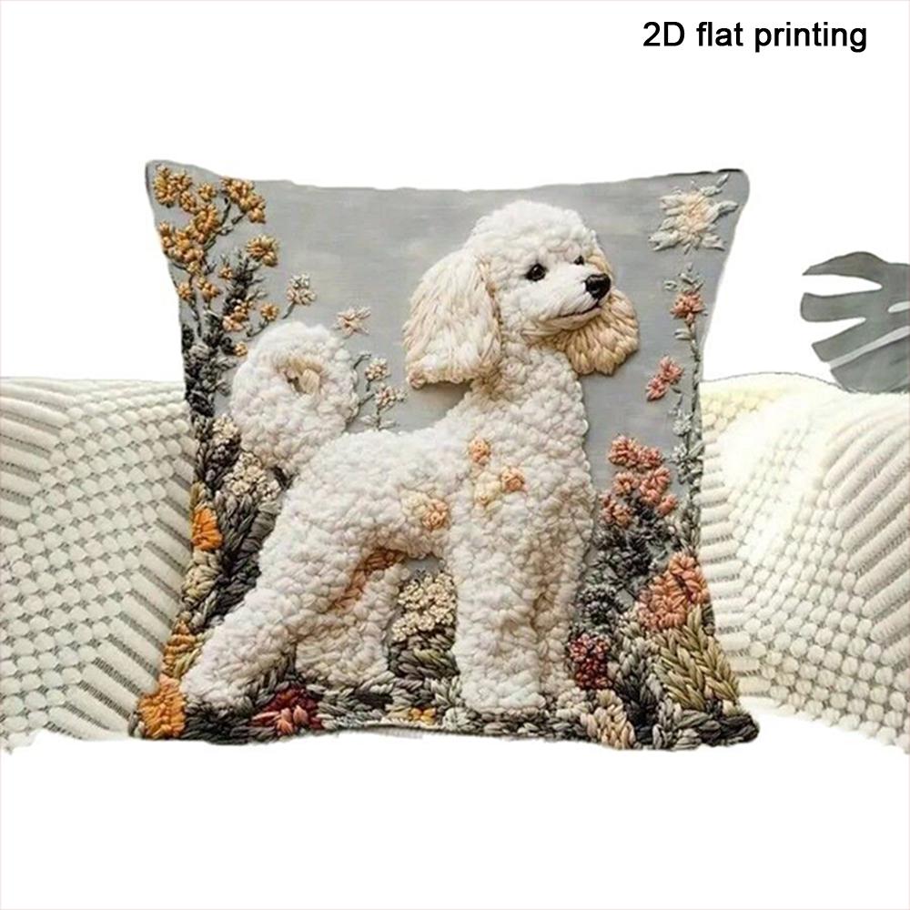 

1pc Adorable Animal and Nature Patterned Pillow Cases Sofa bed cushion cover home bedroom decoration 45x45cm-1pcs