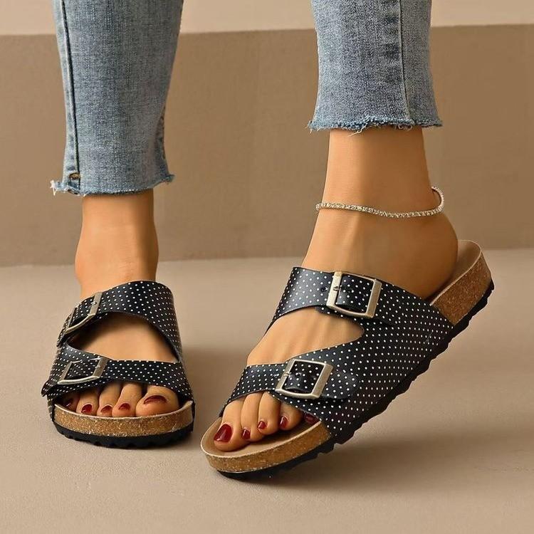 Fashion Women's Fashion Slippers Waterproof Non-Slip Thick Sole Wear-Resistant Soft Sole Comfortable Slip-On Casual Sandals