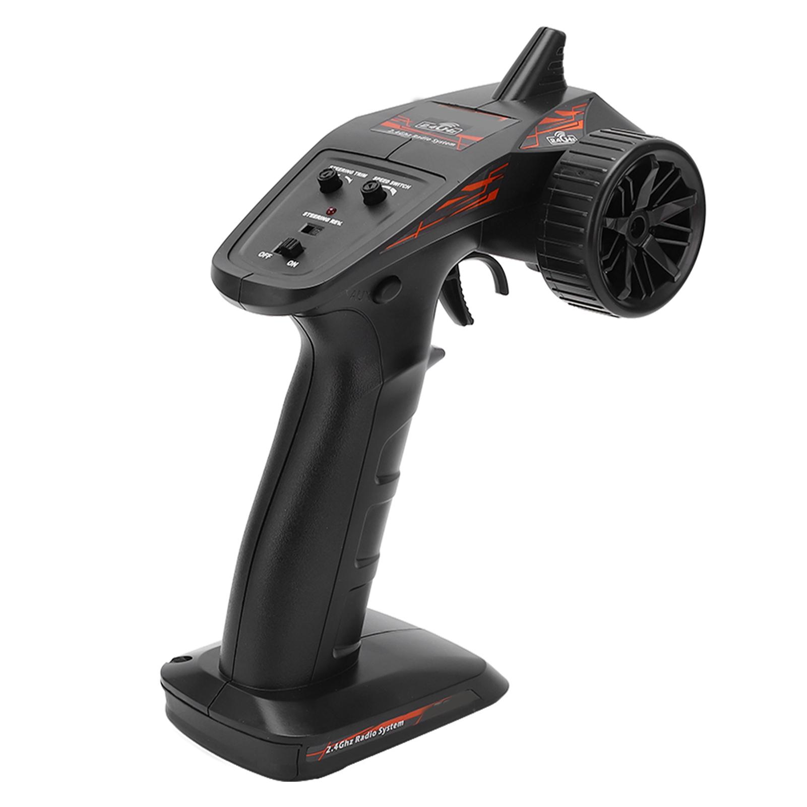 

Чорний 2.4G пульт дистанційного керування радіопередавач приймач для ZD Racing DBX 10 7592 110 RC автомобілів